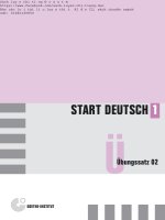 Đề thi A1 Tiếng Đức Viện Goethe Phần 5 Bìa tìm  uebungssatz 2