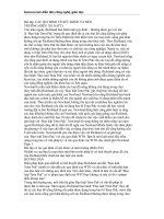 BÀI tập các QUI ĐỊNH về sức KHỎE và môi TRƯỜNG (NGOẠI lệ điều XX GATT) 