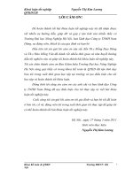 Tổ chức và quản lý kênh phân phối sản phẩm thức ăn chăn nuôi tại công ty TNHH Nam Dũng