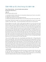 giảm thiểu sự cố y khoa trong các bệnh viện