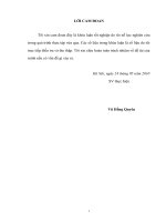 Phân tích các yếu tố ảnh hưởng đến hoạt động cho vay vốn của Ngân hàng Nông nghiệp và Phát triển nông thôn đối với các hộ chăn nuôi xã Long Hưng, huyện Văn Giang, tỉnh Hưng Yên