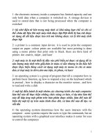 Tiếng anh chuyên ngành tin học