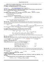 Tóm tắt các dạng hoá thi đại học và công thức giải nhanh