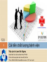 Cải tiến chất lượng bệnh viện 1 Mỹ Phước 1932016