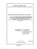 Xây dựng chương trình điều khiển hệ thống tự động kiểm tra và điều chỉnh nhiệt độ, độ ẩm và thành phần không khí trong kho bảo quản rau quả tươi 