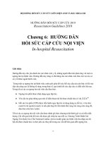 Chương 6: HƯỚNG DẪN HỒI SỨC CẤP CỨU NỘI VIỆN
