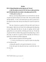 Đề 15 Những khẳng định sau đây đúng hay sai Tại sao