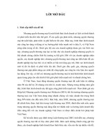 Nhượng quyền thương mại ở việt nam  thực trạng và giải pháp - khoá luận tốt nghiệp