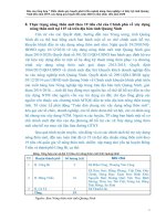 Báo cáo tổng hợp “ Điều chỉnh quy hoạch phát triển ngành nông, lâm nghiệp và thủy lợi tỉnh Quảng Ninh đến năm 2015, xây dựng quy hoạch đến năm 2020 cà tầm nhìn  đến năm 2030