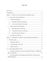 Lập ma trận IE và đề xuất định hướng chiến lược cho Trung tâm Thương mại điện tử