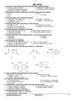 DE THI HOA DUOC 2 YCT