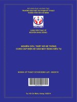 Nghiên cứu, thiết kế hệ thống cung cấp điện xe gắn máy bằng siêu tụ