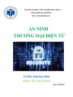 an ninh thương mại điện tử