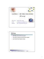 Bài giảng thương mại điện tử  chương 3 (bổ sung)   mô hình kinh doanh;,các yếu tố của mô hình kinh doanh, các mô hình kinh doanh cơ bản