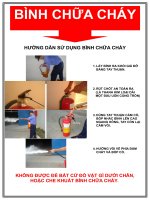 hướng dẫn sử dụng bình chữa cháy