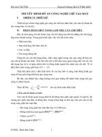 Thiết kế qui trình công nghệ gia công chi tiết bạc đảm bảo yêu cầu kỹ thuật đã cho trong bản vẽ chi tiết