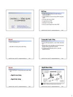 Bài giảng thương mại điện tử  chương 1   sự khác biệt giữa thương mại truyền thống và thương mại điện tử