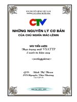 Bài tiểu luận thực trạng mất vệ sinh an toàn thực phẩm ở nước ta hiện nay