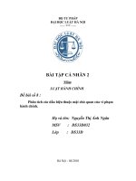 90 phân tích các dấu hiệu thuộc mặt chủ quan của vi phạm hành chính  