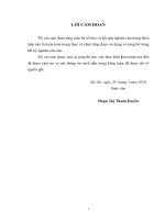 Khả năng tiếp cận nguồn vốn tín dụng chính thức của hộ nông dân trên địa bàn xã tây giang   tiền hải   thái bình