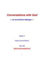 Book 3 neale donald walsch conversations with god  an uncommon dialogue
