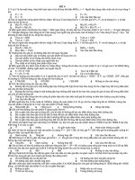 Đề thi kinh tế vĩ mô  đề 4, 5, 6