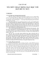 Chuyên đề tổ chức hoạt động dạy học với bản đồ tư duy