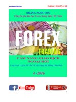 CAM NANG GIAO DICH FOREX