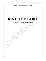 Kỹ thuật giải hệ phương trình bằng casio