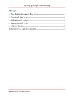 Bài tập nhóm Kỹ năng giải quyết vụ án lao động