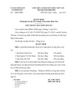 QUYẾT ĐINH TL CLB 