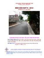 DỰ án NÂNG cấp đô THỊ VIỆT NAM   TIỂU dự án THÀNH PHỐ hải PHÒNG 