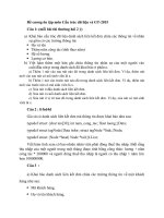 Đề cương Cấu trúc dữ liệu giải thuật - CTDL và GT