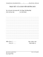 Báo cáo tốt nghiệp: Thực trạng các phần hành kế toán về tổ chức kế toán và công tác quản trị tại công ty TNHH Sản Xuất Chế Biến Rau An Toàn Ba Chữ.