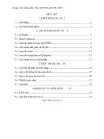 Báo cáo thực hiện Dự án: Xây dựng hệ thống khám chữa bệnh trên nền web