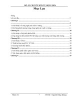 Xây dựng hệ thống điều khiển giám sát cân băng định lượng trong công nghệ sản xuất xi măng