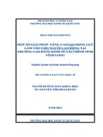 TẠO ĐỘNG lực CHO đội NGŨ GIẢNG VIÊN tại TRƯỜNG CAO ĐẲNG KINH tế tài CHÍNH TỈNH VĨNH LONG 