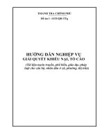 Ebook hướng dẫn nghiệp vụ giải quyết khiếu nại, tố cáo (tài liệu tuyên truyền, phổ biến, giáo dục pháp luật cho cán bộ, nhân dân ở xã, phường, thị trấn)