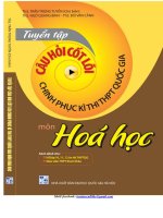 Tuyển tập câu hỏi cốt lõi chinh phục kì thi THPT quốc gia môn hóa (3cđ)