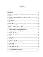 Báo cáo BTL điện: Nghiên cứu thiết kế hệ thống nguồn dự phòng cho trạm Viễn thông