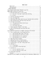 giao trinh autocad chon loc