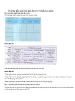 Hướng dẫn giải bài tập địa lí 10 (sgk)cả năm