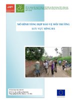 Mô hình tổng hợp bảo vệ môi trường lưu vực sông đà