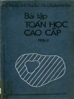 bai tap toán cao cấp phần 2 