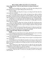 ĐỀ CƯƠNG môn NGUYỄN lý cơ bản II 