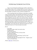 THIẾT KẾ CHIẾU SÁNG CHO NHÀ MÁY TOYOTA