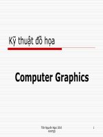 Bài giảng kỹ thuật đồ họa (computer graphics)   trần nguyên ngọc