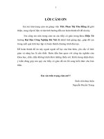 Nghiên cứu và mô phỏng nguyên lý hoạt động hệ thống thông tin OFDM  (MCOFDM) với điều chế đa tần trực giao bằng IDFTDFT
