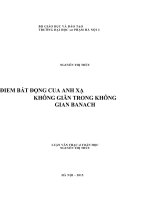 Luận văn thạc sĩ điểm bất động của ánh xạ không giãn trong không gian banach