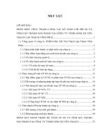 Hạch toán các khoản mục chi phí SX và tính giá thành phẩm hoàn thành tại công ty TNHH Gốm XD Yên Thạch Lập Thạch Vĩnh Phúc